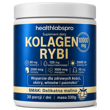 Kolagen rybi o smaku delikatna malina