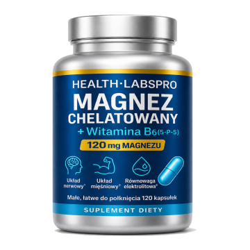 Magnez Chelatowany Diglicynian + B6 (P-5-P)