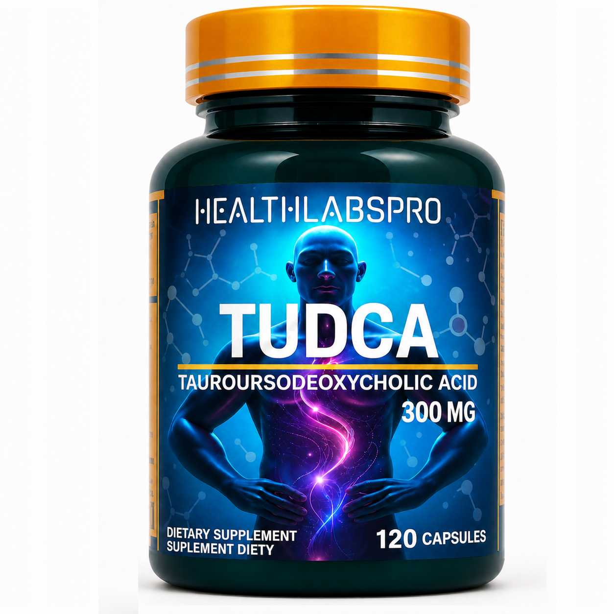TUDCA 300MG - Kwas Tauroursodeoksycholowy - 120 Kapsułek