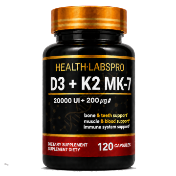 Witamina D3 20K UI + K2 MK7 200 mcg w kapsułkach