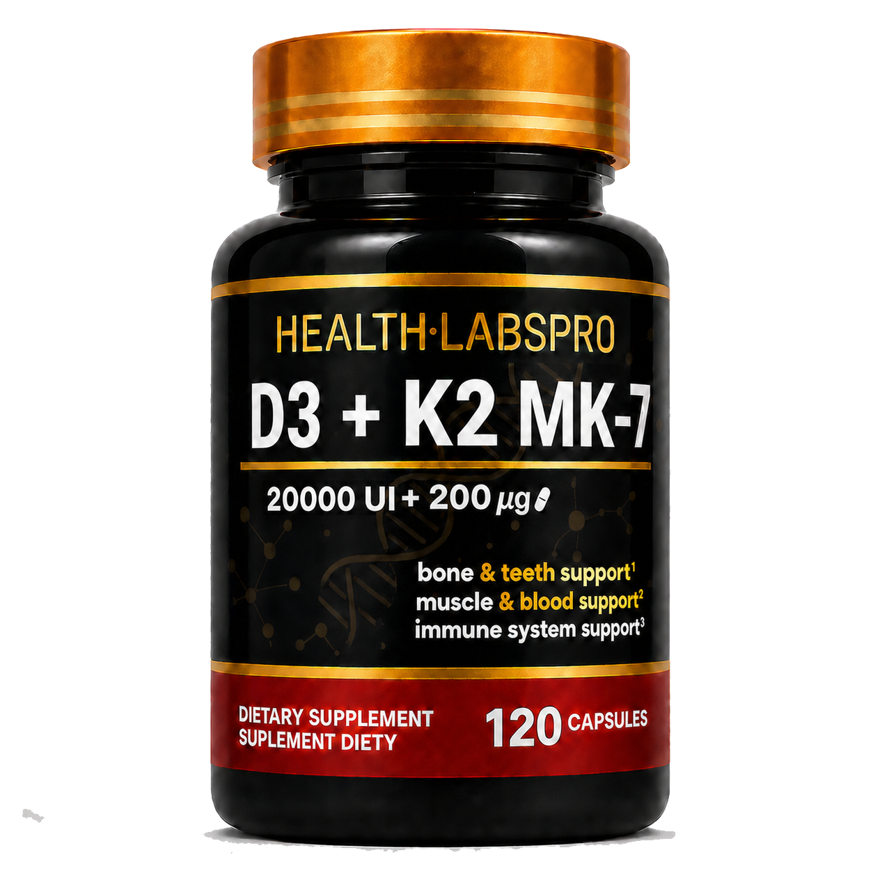 Witamina D3 20K UI + K2 MK7 200 mcg w kapsułkach