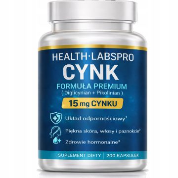 Cynk Organiczny (Glicynian + Pikolinian) w kapsułkach