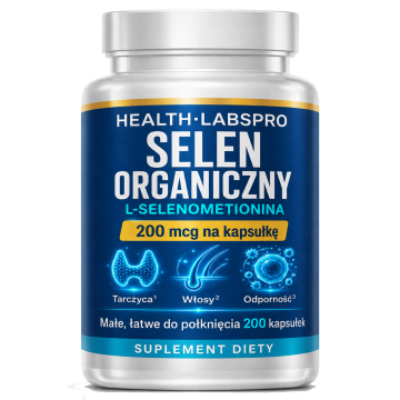 Selen organiczny (L-selenometionina) w kapsułkach
